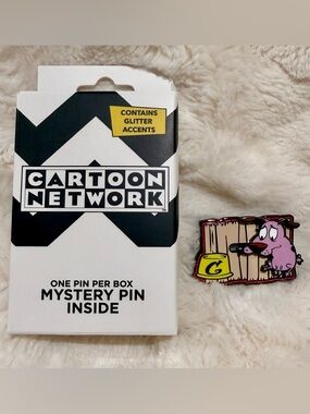 Buckle-Down Courage The Cowardly Dog Sliding Blind Box Enamel Pin